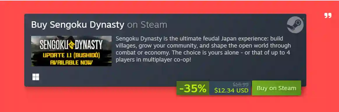 SENGOKU DYNASTY PC ESPAÑOL v1.1.0.5 + ONLINE STEAM/EPIC GAMES