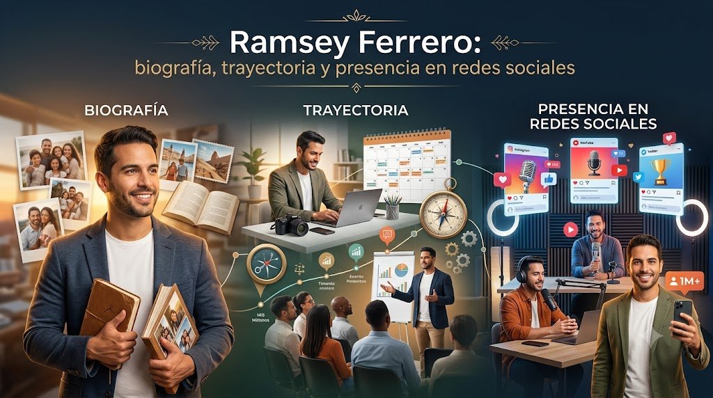 Ramsey Ferrero: biografía, trayectoria y presencia en redes sociales