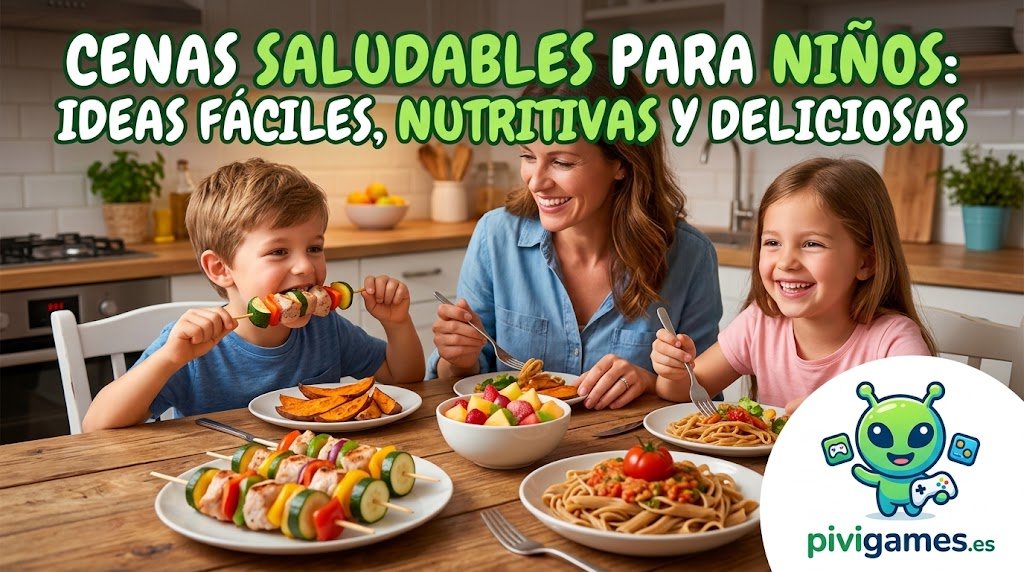 Cenas saludables para niños