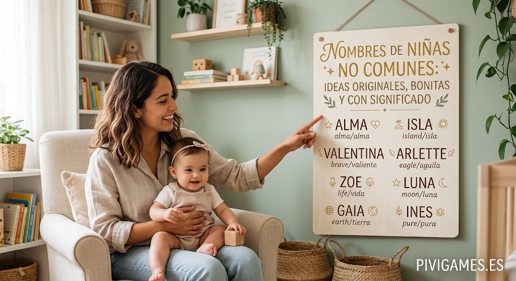 Nombres de niñas no comunes
